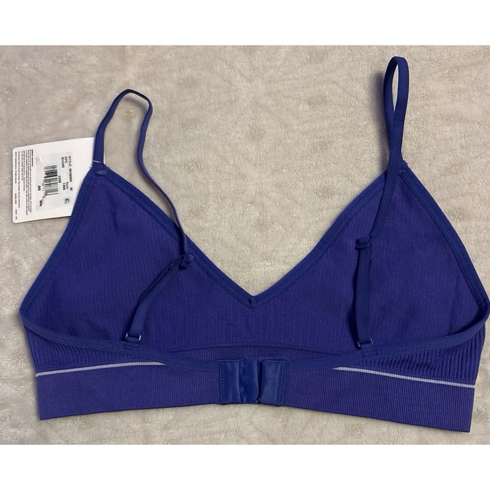 NEW Hanes Seamless Ribbed Triangle‎ Bralette, Size Medium - Picture 3 of 4
